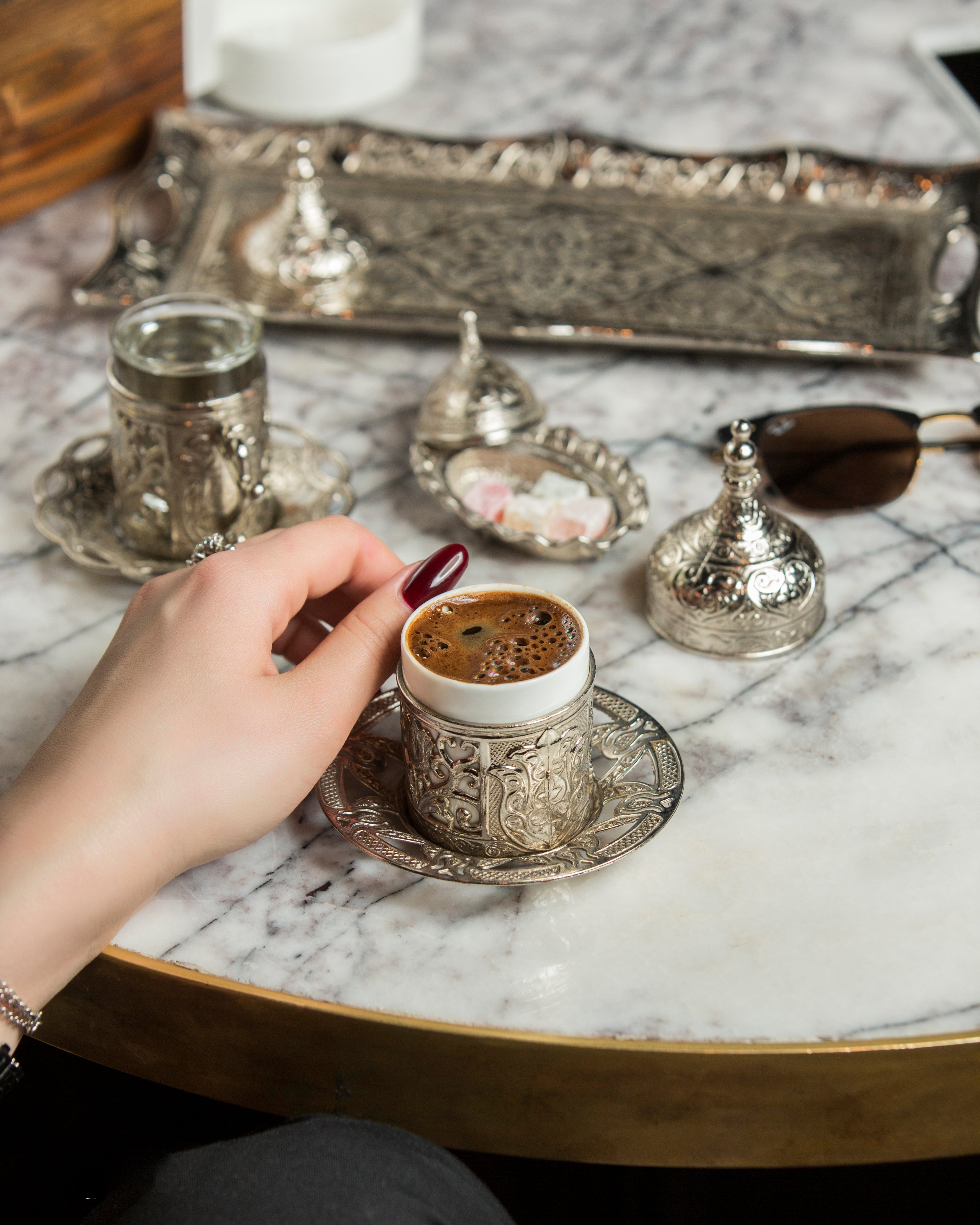 Turkish coffee table discount