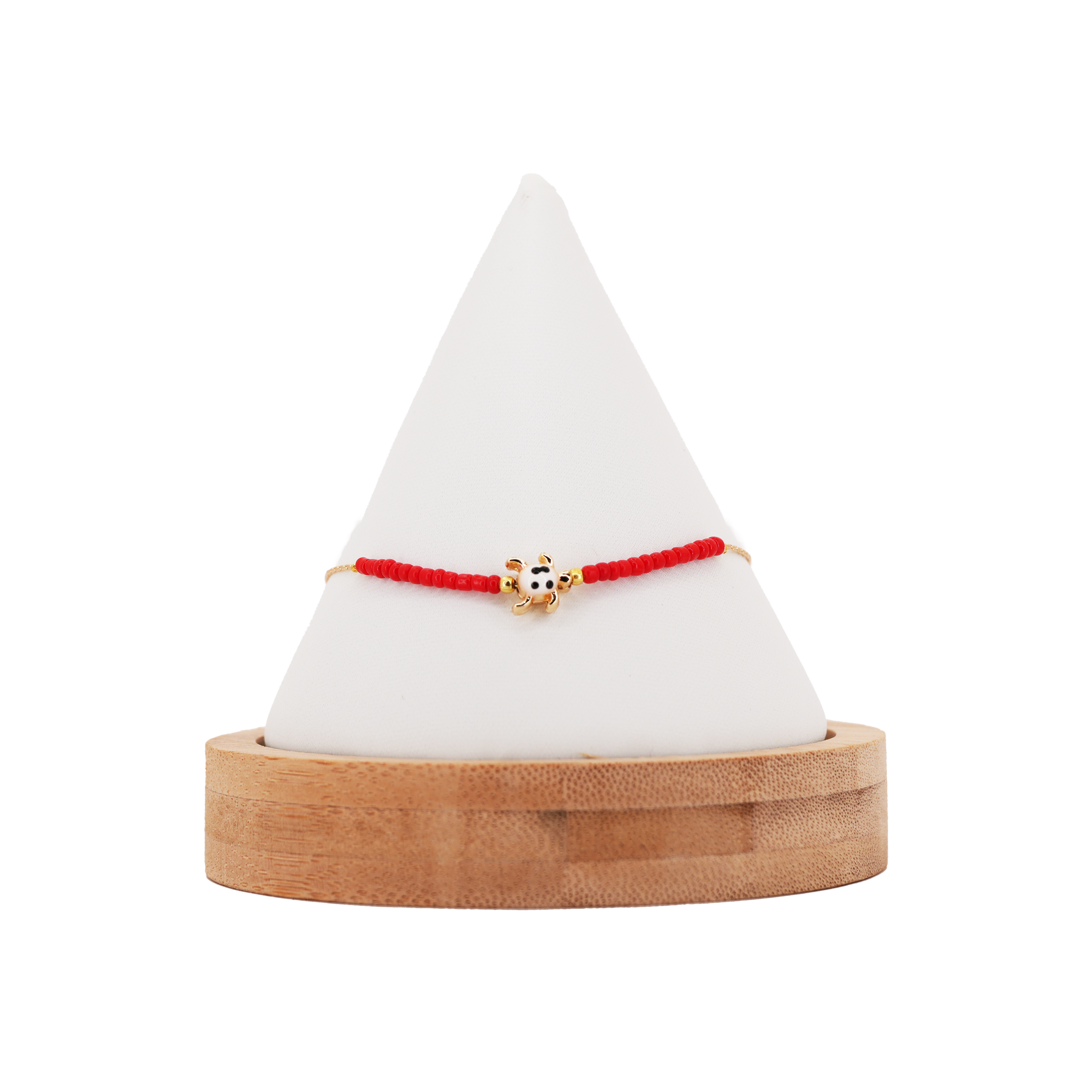 Turtle Bead Anklet: Thin Chain, Beach Style Foot Jewelry