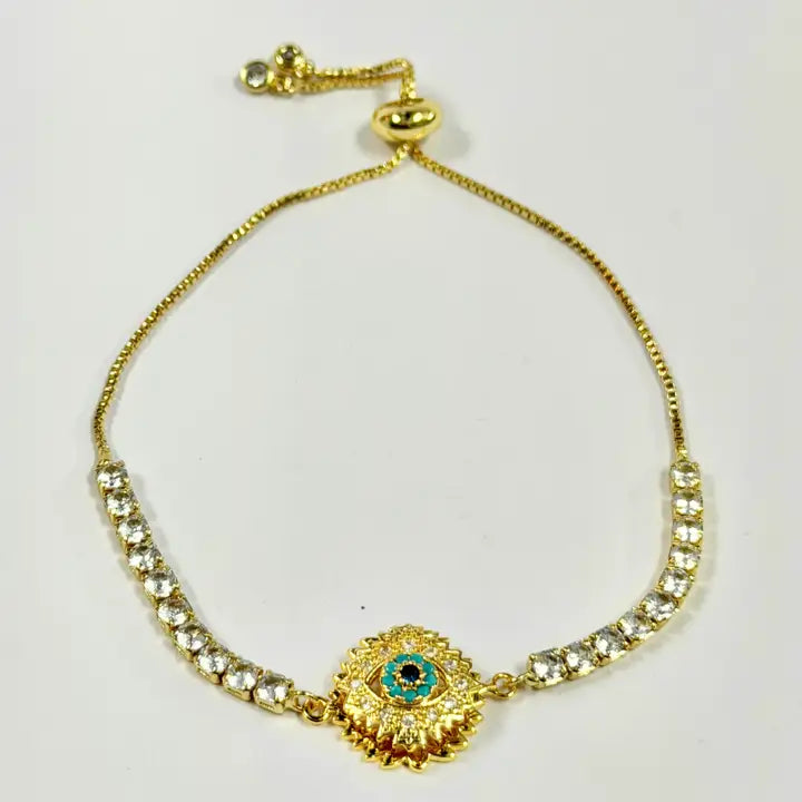 Fidget Spinner Bracelet – Rhinestone Rotating Anxiety Relief