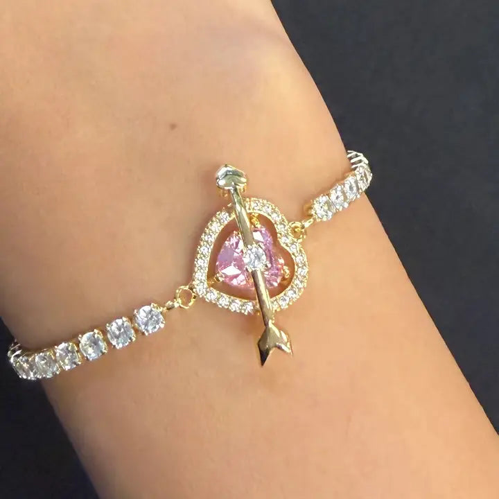 Fidget Spinner Bracelet – Rhinestone Rotating Anxiety Relief