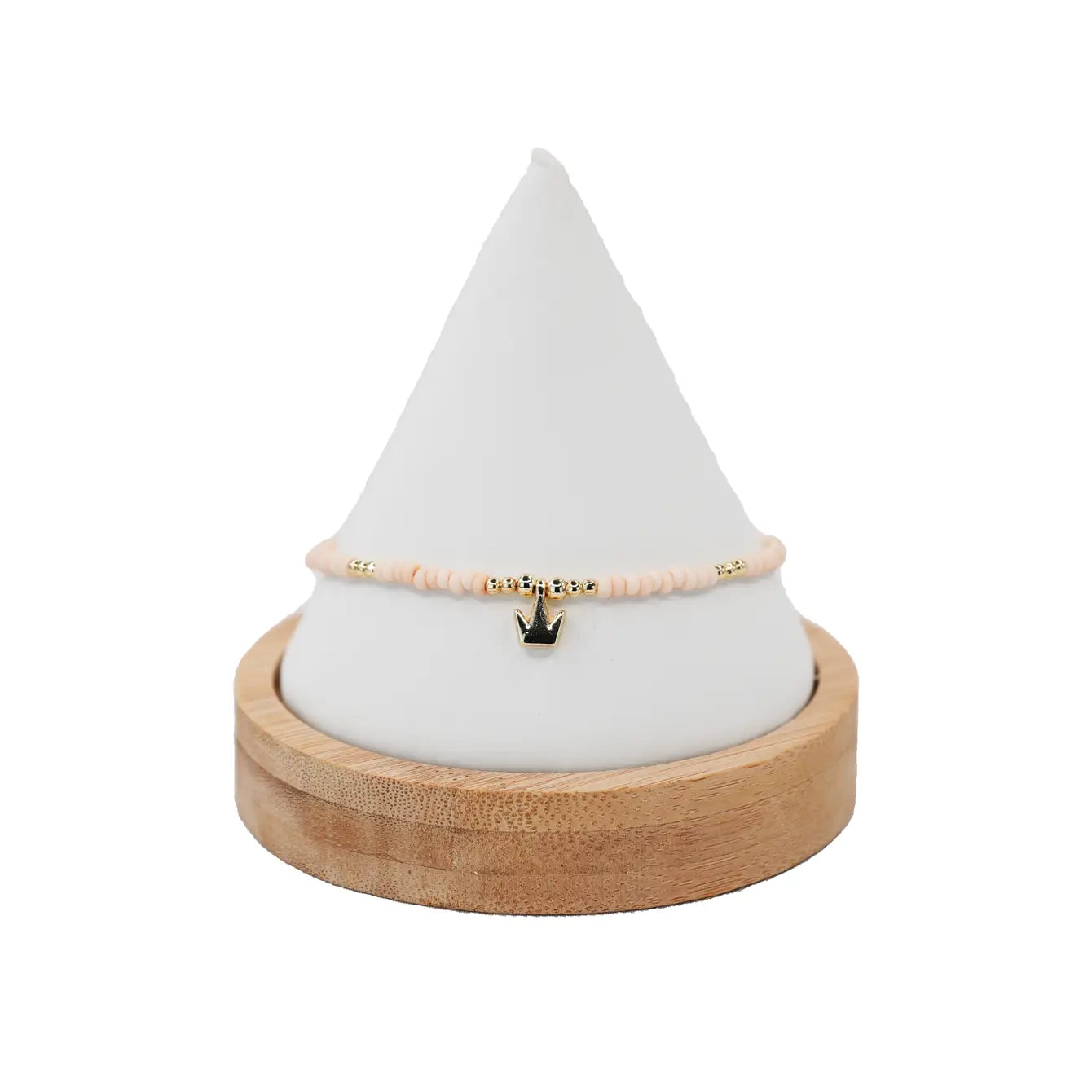 Vibrant Beaded Anklet: Radiant Crown Beaded Summer Anklet