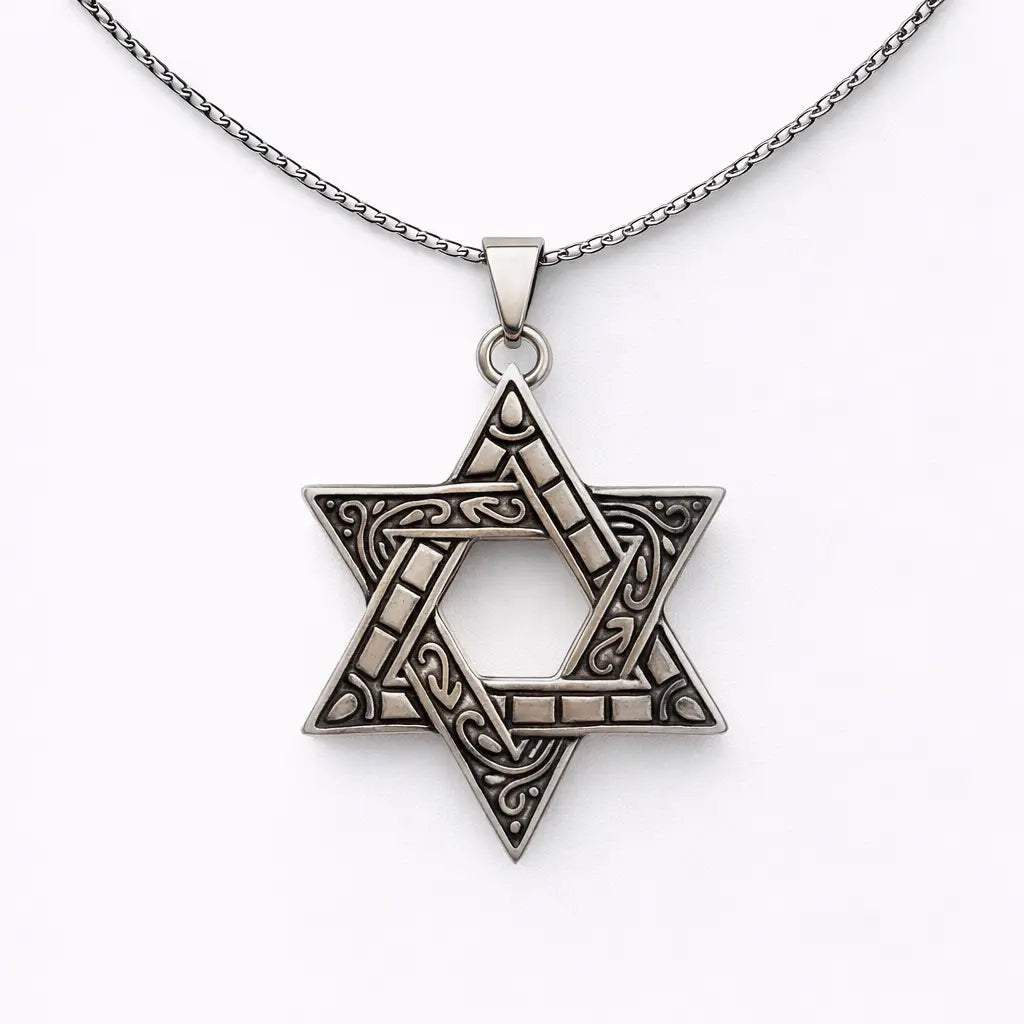 Men’s Pentagram & Symbol Necklaces – Stainless Steel (3 Styles)