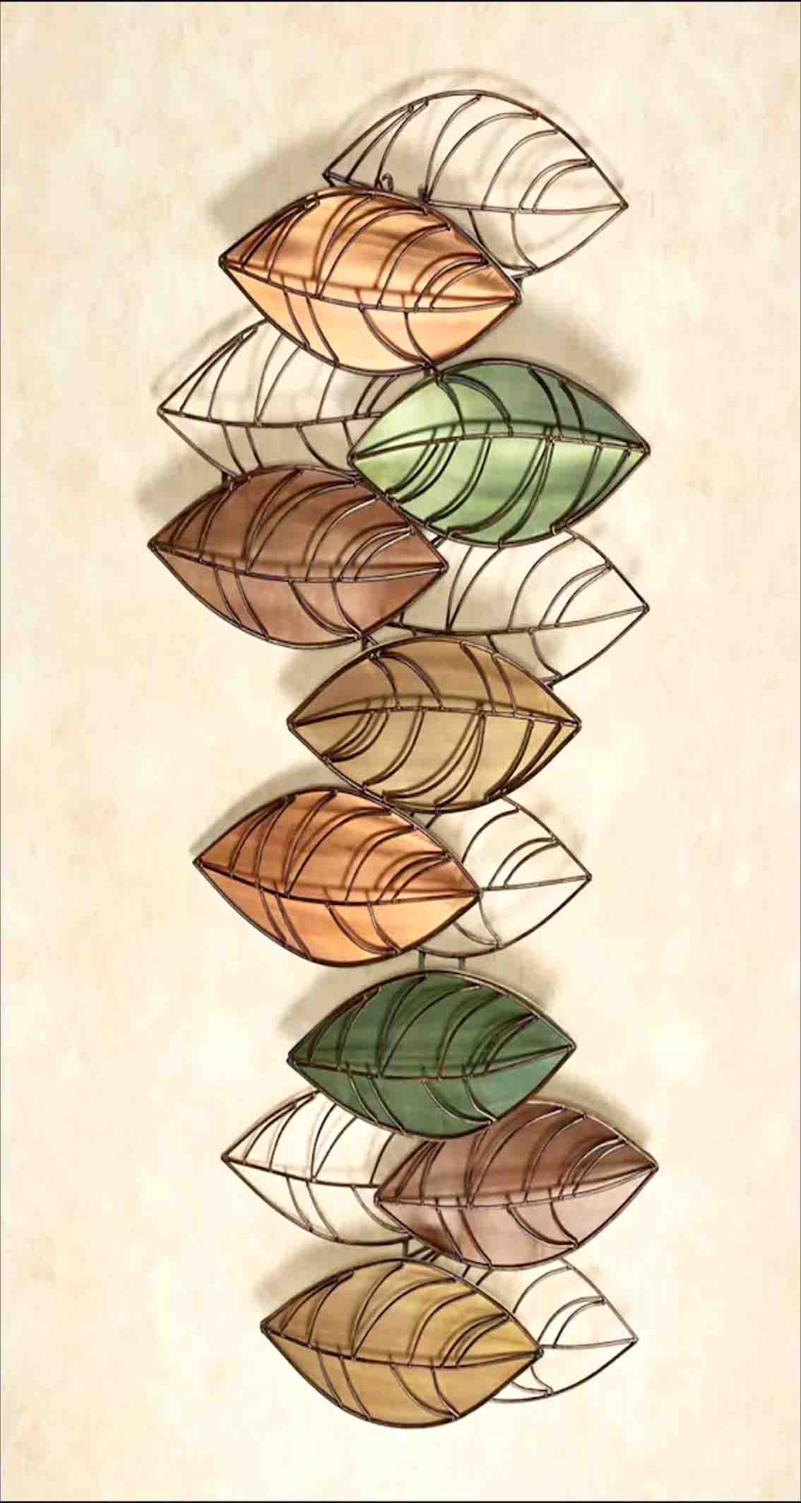 Brown Tree Leaf Design Latex Water Resistant Washable Area Rug