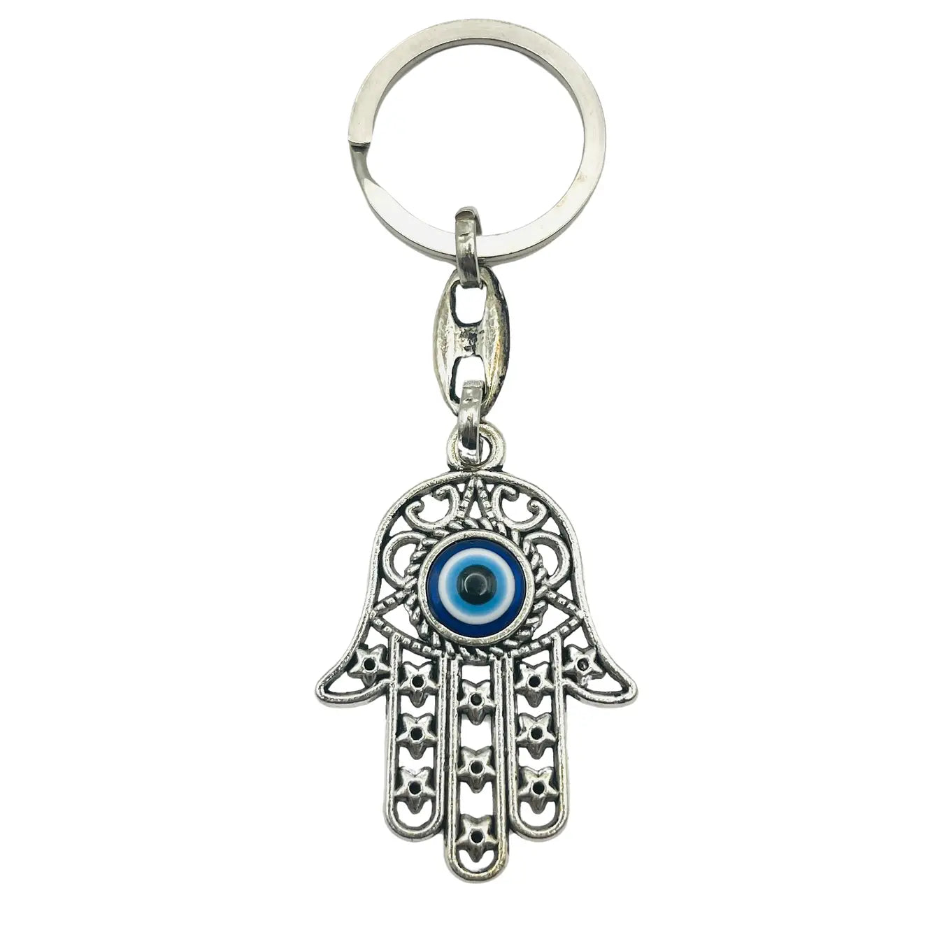 Hamsa Hand Evil Eye Keychain: Protection & Style