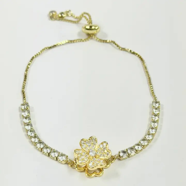 Fidget Spinner Bracelet – Rhinestone Rotating Anxiety Relief