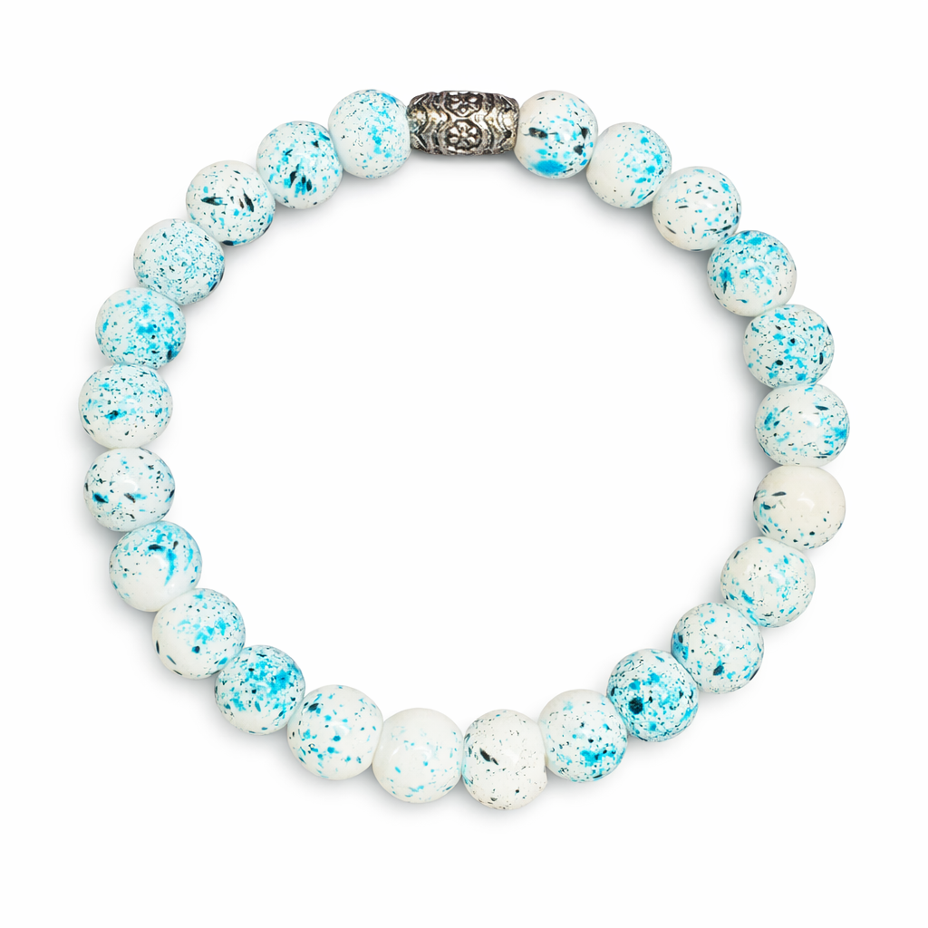 Stretchy Bracelet | Beaded Marble Design Bracelets 