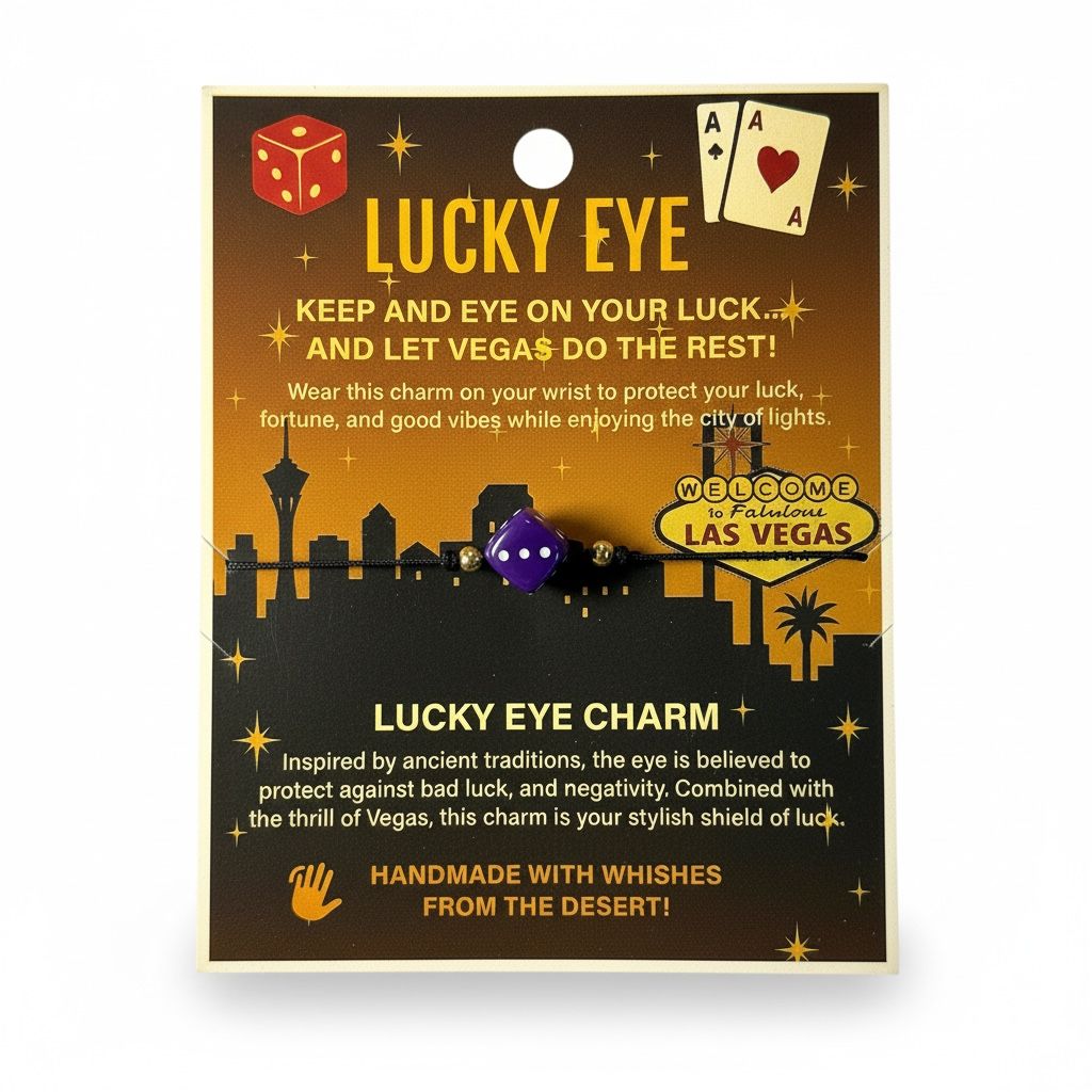 Vegas Lucky Eye Bracelet – Brown Edition (Assorted Colors)