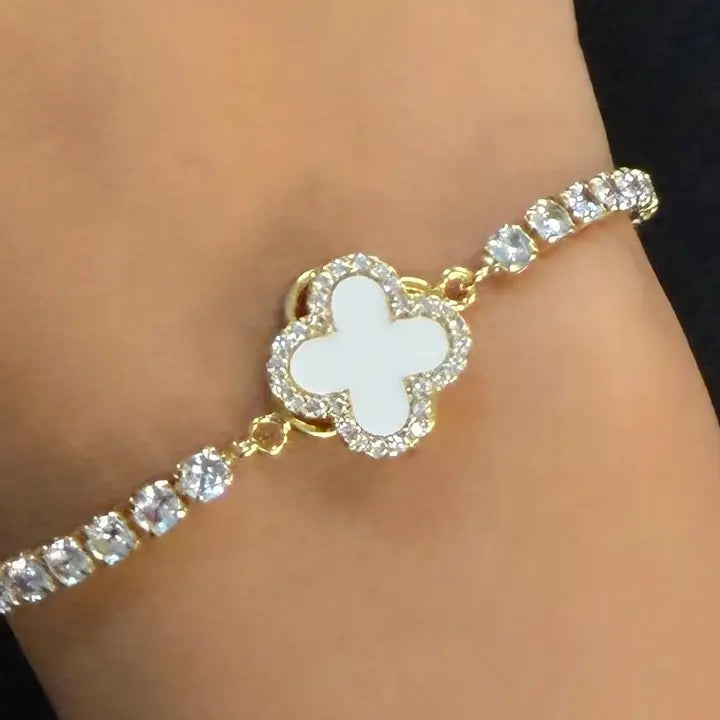 Fidget Spinner Bracelet – Rhinestone Rotating Anxiety Relief