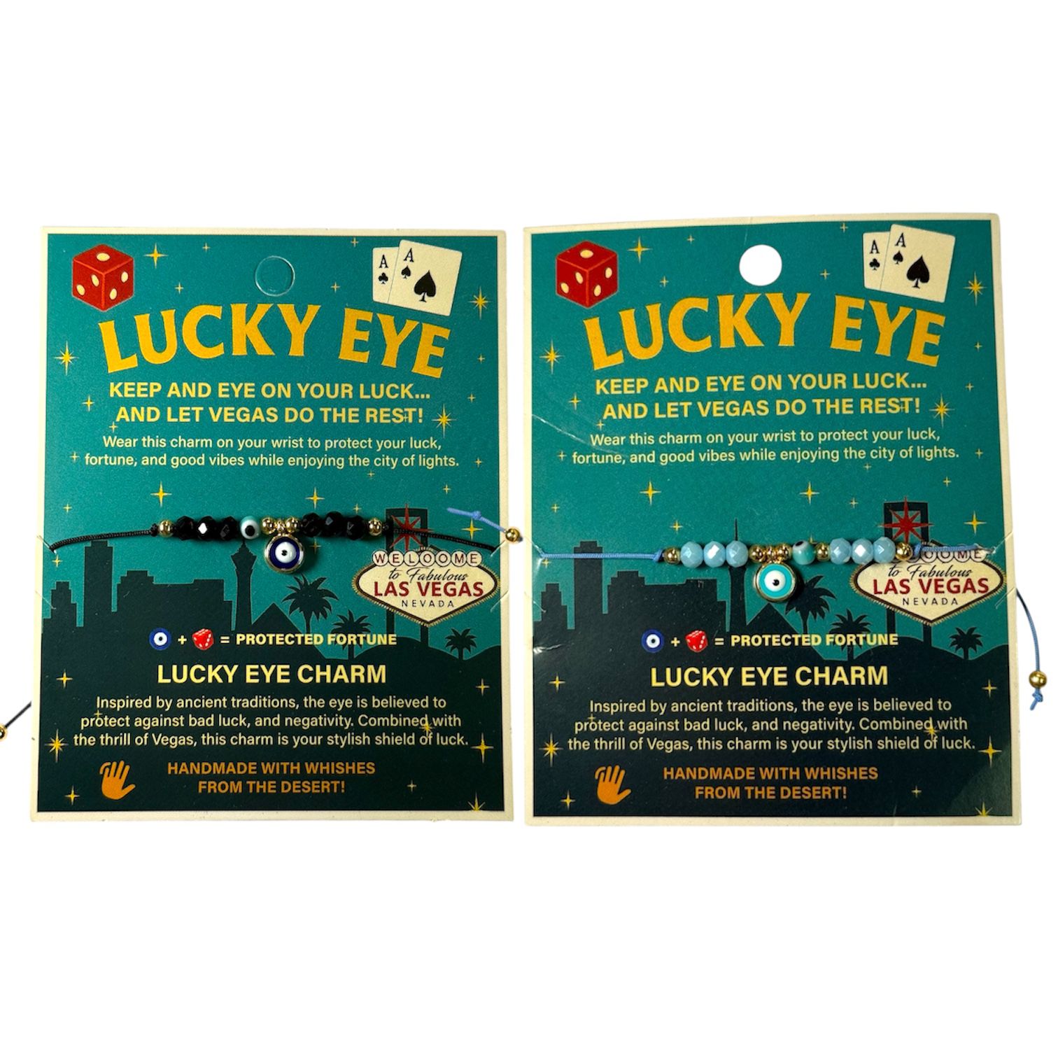 Vegas Lucky Eye Bracelet – Assorted Turquoise Mix