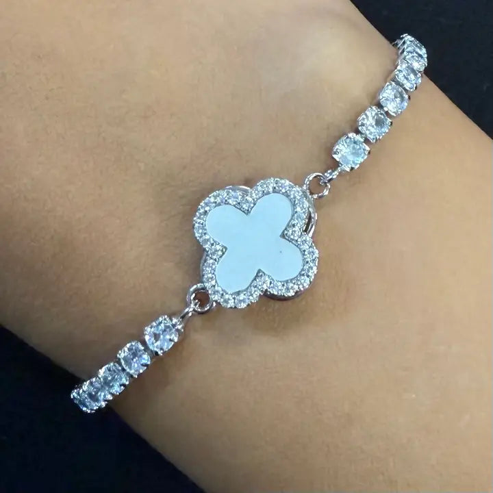 Fidget Spinner Bracelet – Rhinestone Rotating Anxiety Relief