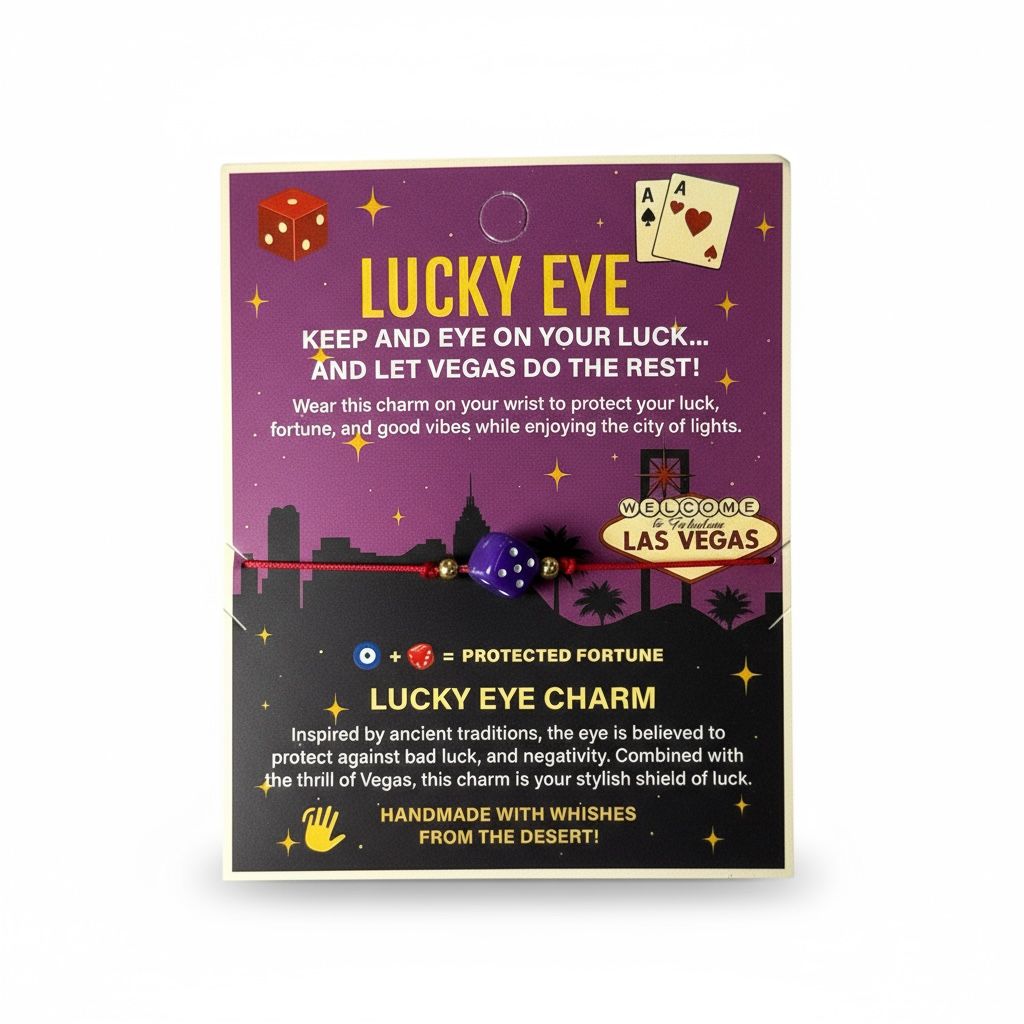 Vegas Lucky Eye Dice Bracelet – Assorted Color Mix