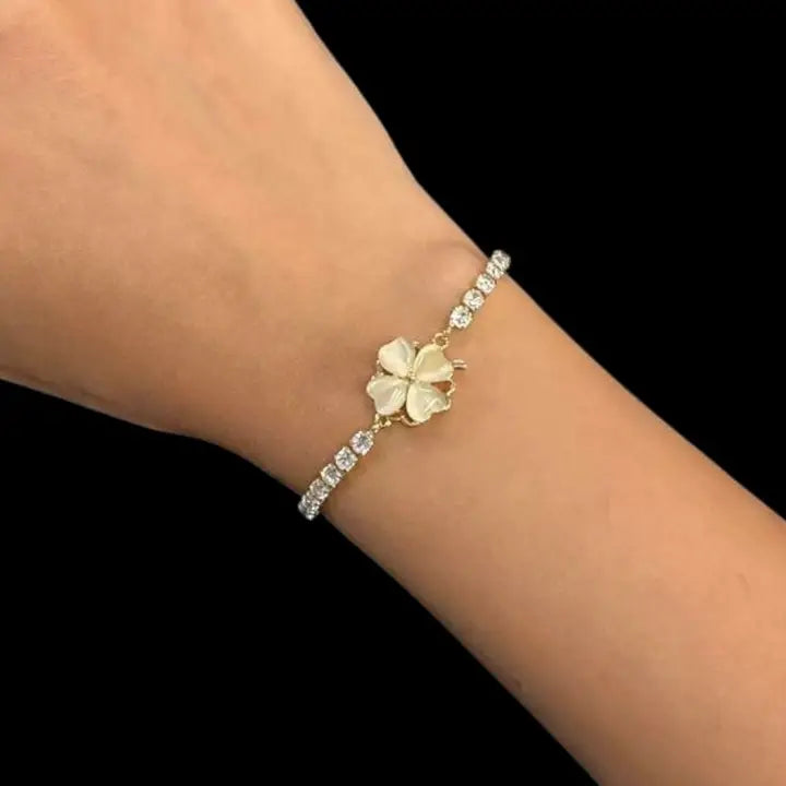 Fidget Spinner Bracelet – Rhinestone Rotating Anxiety Relief