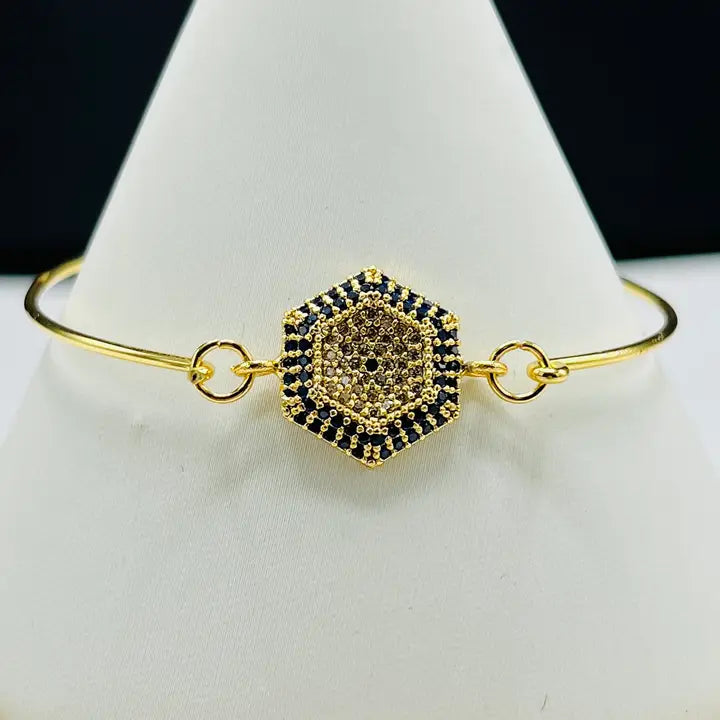 Dainty Bangle Evil Eye Bracelet Multi Style