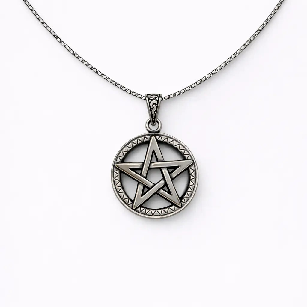 Men’s Pentagram & Symbol Necklaces – Stainless Steel (3 Styles)