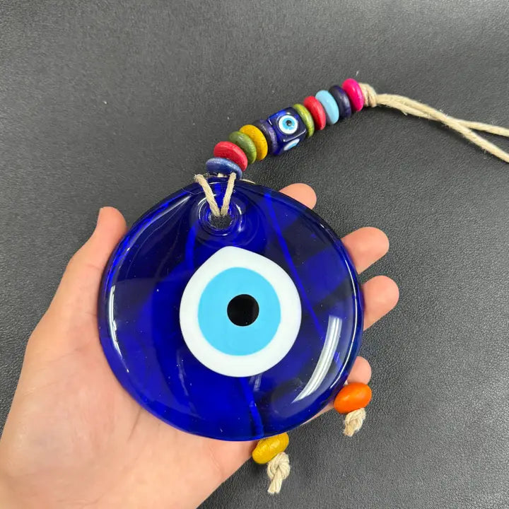 Evil Eye Colorful Multi Bead Wall Decor: Protection