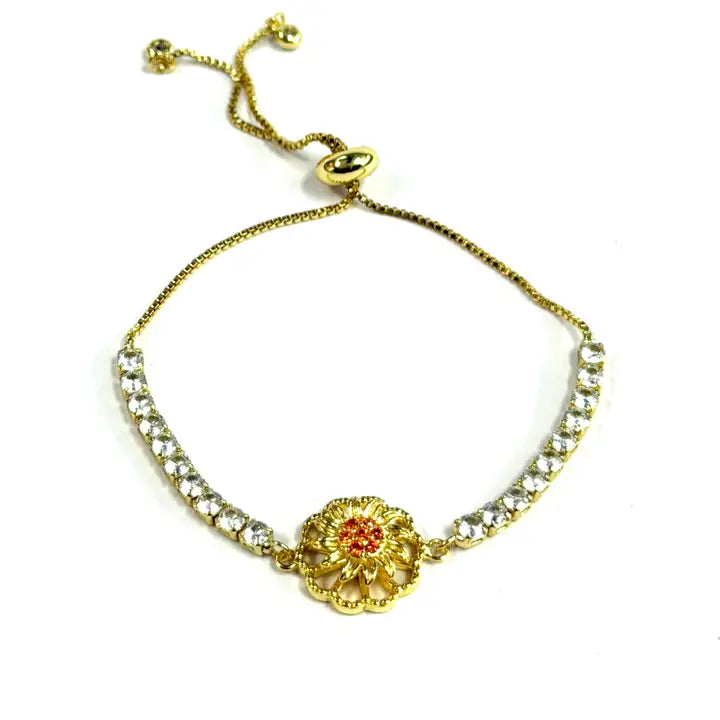 Fidget Spinner Bracelet – Rhinestone Rotating Anxiety Relief