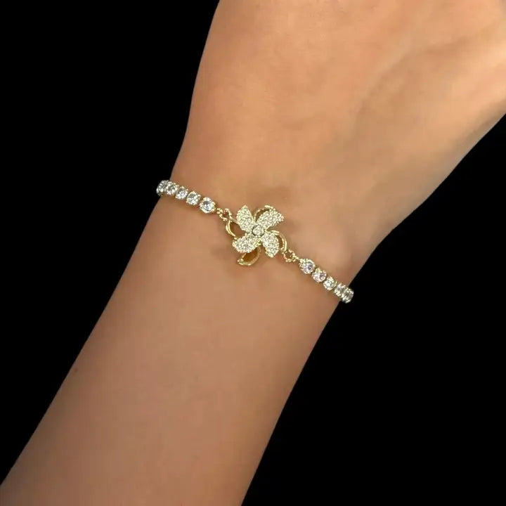 Fidget Spinner Bracelet – Rhinestone Rotating Anxiety Relief