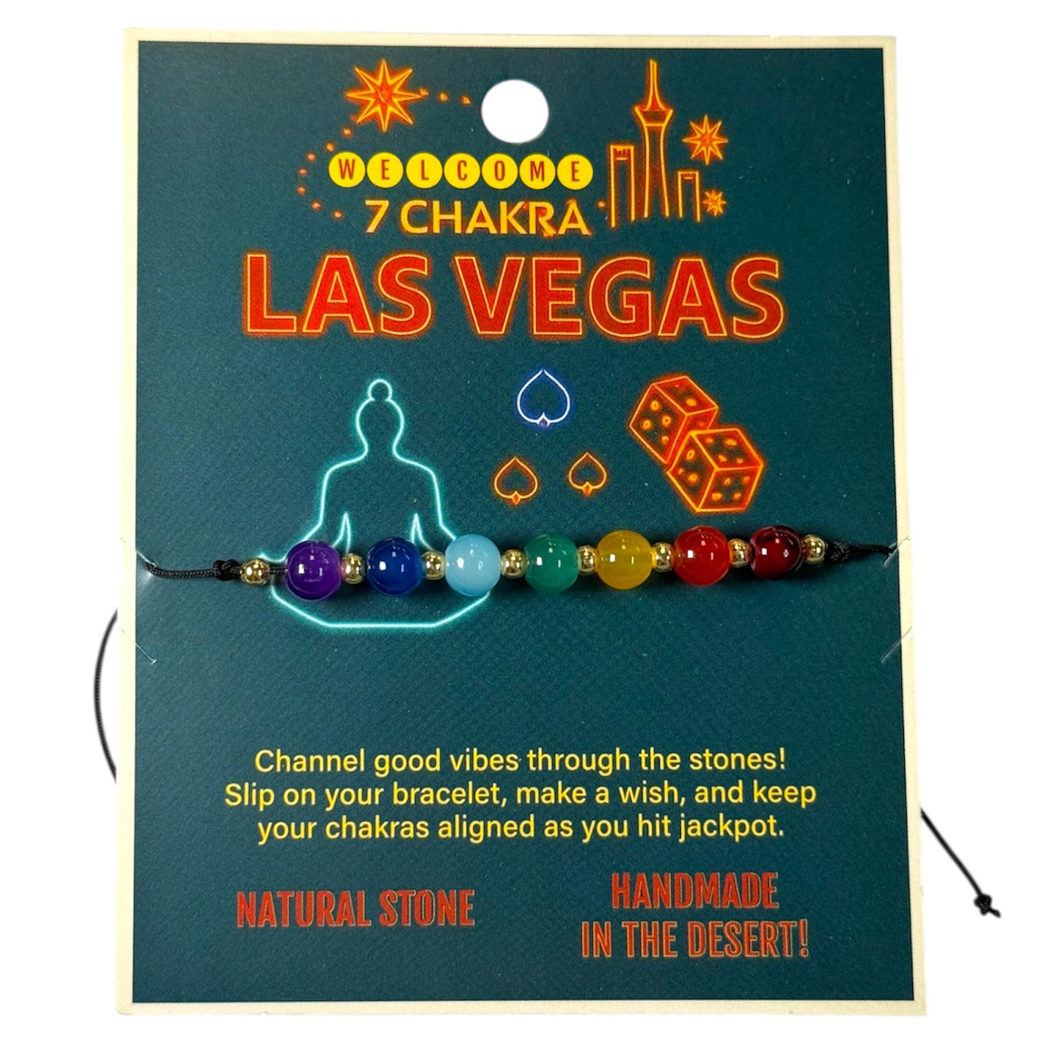 Vegas Chakra Bracelet – Blue Energy Edition