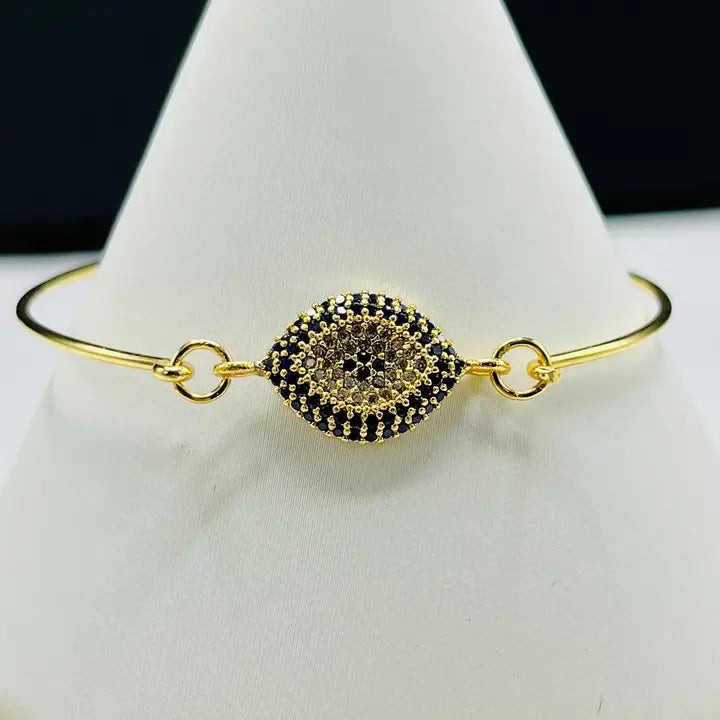 Dainty Bangle Evil Eye Bracelet Multi Style