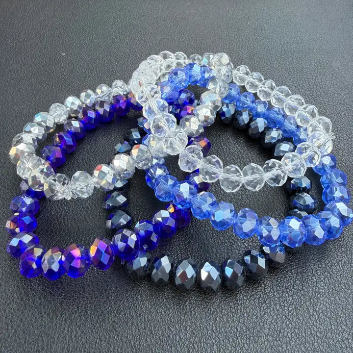 Stretchy Bracelet Set of 5 – Ocean Mix Calm Elegant Blue