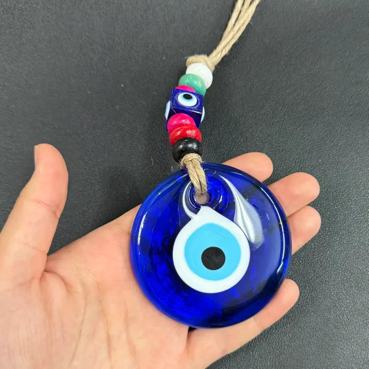 Evil Eye Colorful Multi Bead Wall Decor: Protection