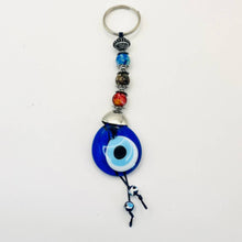 Load image into Gallery viewer, Handmade Three Stones Keychain - Turkish Craftsmanship
