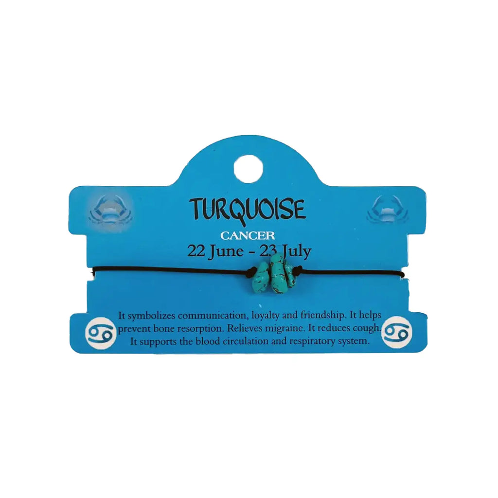 Natural Stone Zodiac Bracelet - 12 Piece Set