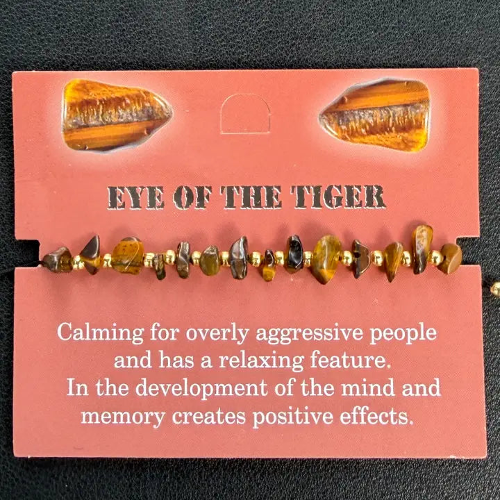 Card Bracelet | Natural Stone Jewelry | Gift-Ready Display