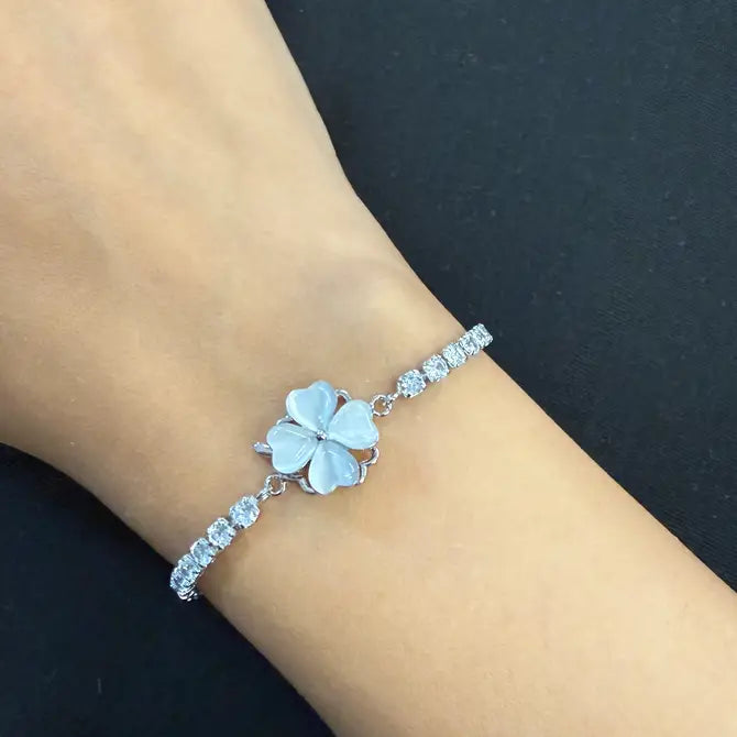 Fidget Spinner Bracelet – Rhinestone Rotating Anxiety Relief