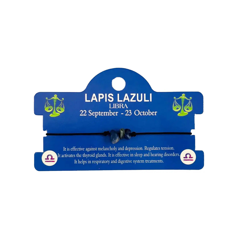 Natural Stone Zodiac Bracelet - 12 Piece Set