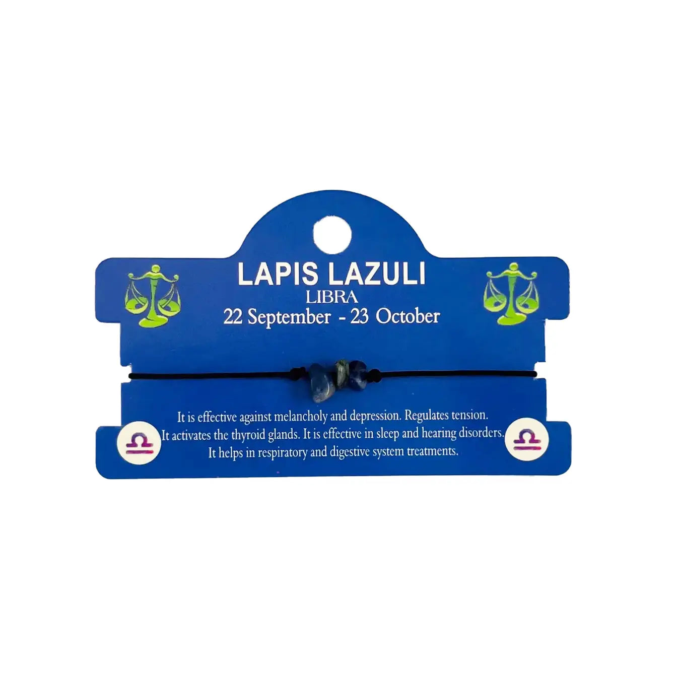 Natural Stone Zodiac Bracelet - 12 Piece Set