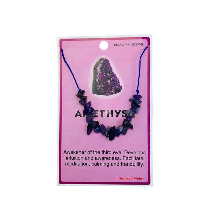 Colorful Stone Card Necklaces
