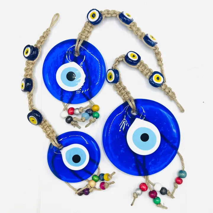 Classic Rope Evil Eye Wall Decor: Handmade Protection