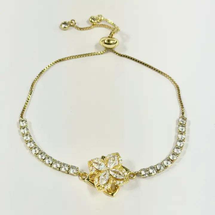 Fidget Spinner Bracelet – Rhinestone Rotating Anxiety Relief