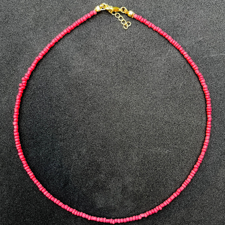 Boho Beaded Necklace Set of 24 | Multicolor Layering Jewelry