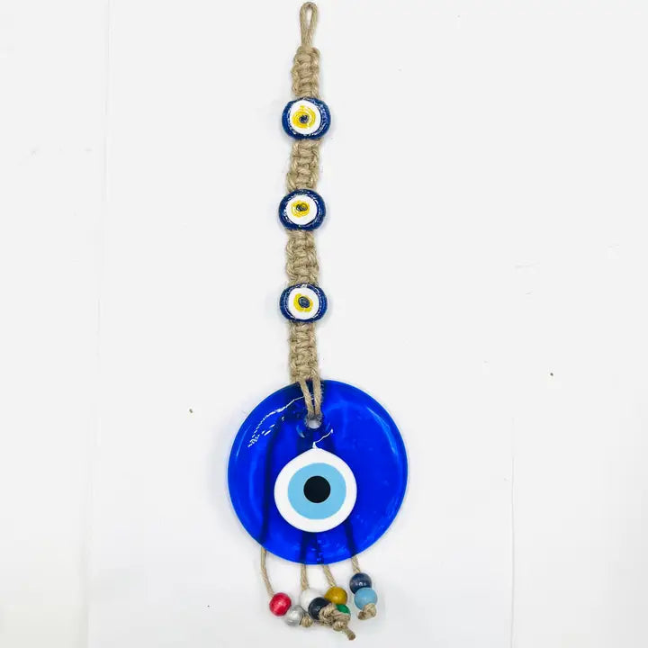 Classic Rope Evil Eye Wall Decor: Handmade Protection