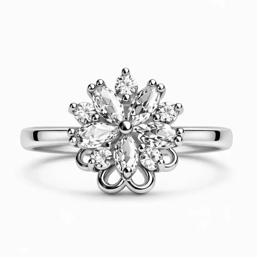 Best Seller Fidget Spinner Ring Adjustable GoldSilver Plated