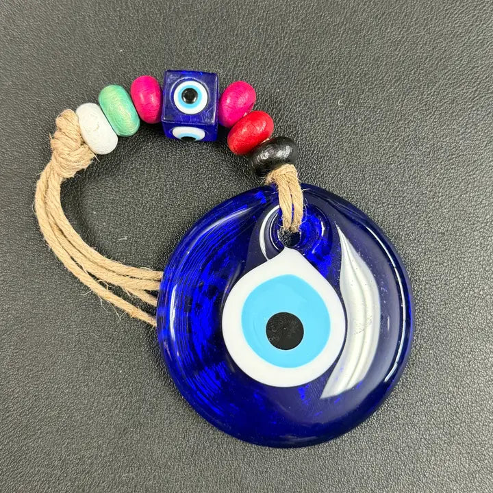 Evil Eye Colorful Multi Bead Wall Decor: Protection