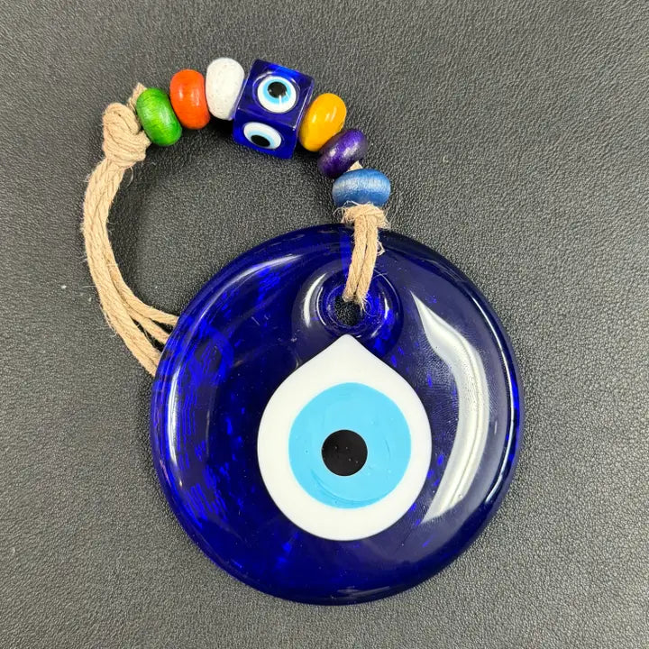 Evil Eye Colorful Multi Bead Wall Decor: Protection