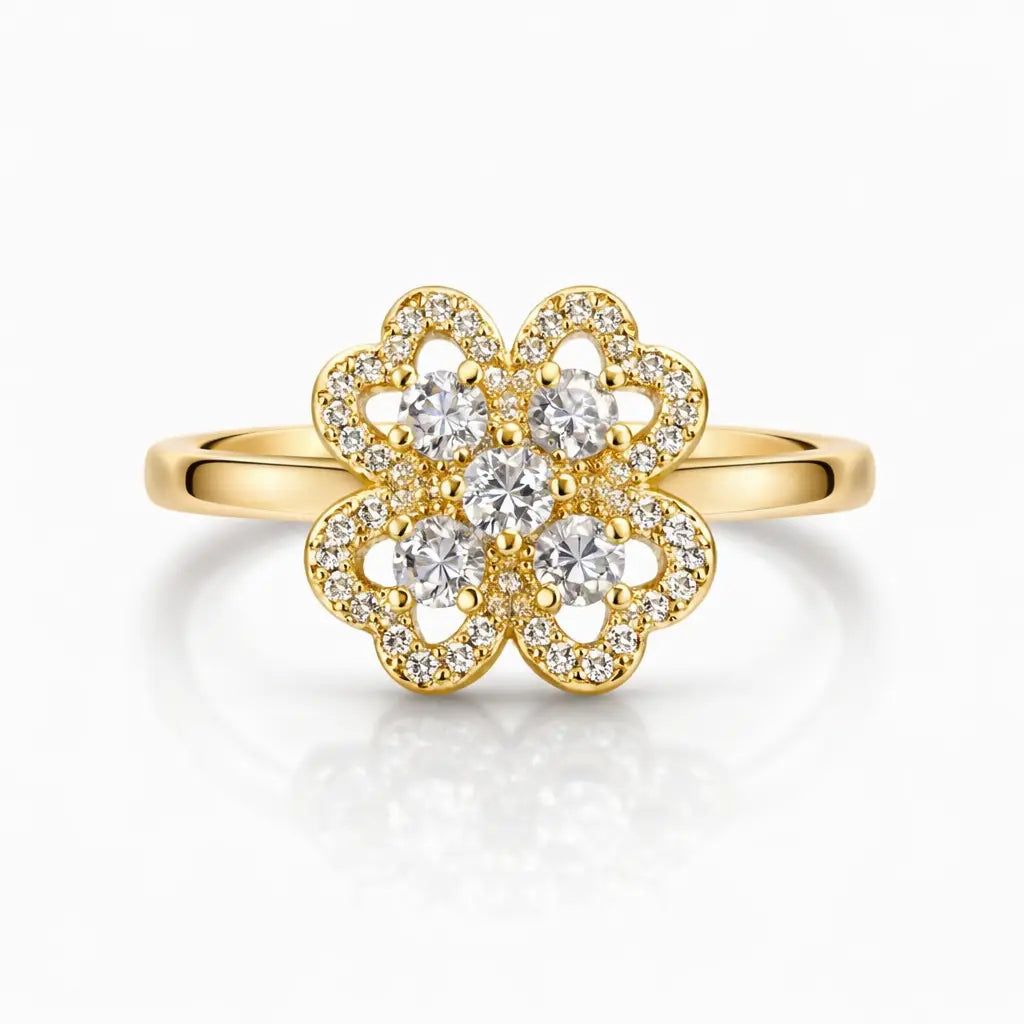 Bloom Spinner Ring – Gold & Silver Plated