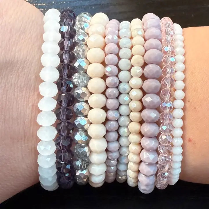 Stretchy Bracelet Set of 10 - Soft Harmony 