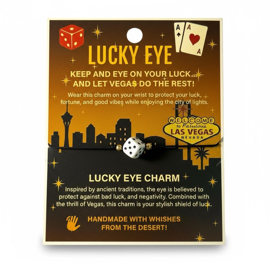 Vegas Lucky Eye Bracelet – Brown Edition (Assorted Colors)