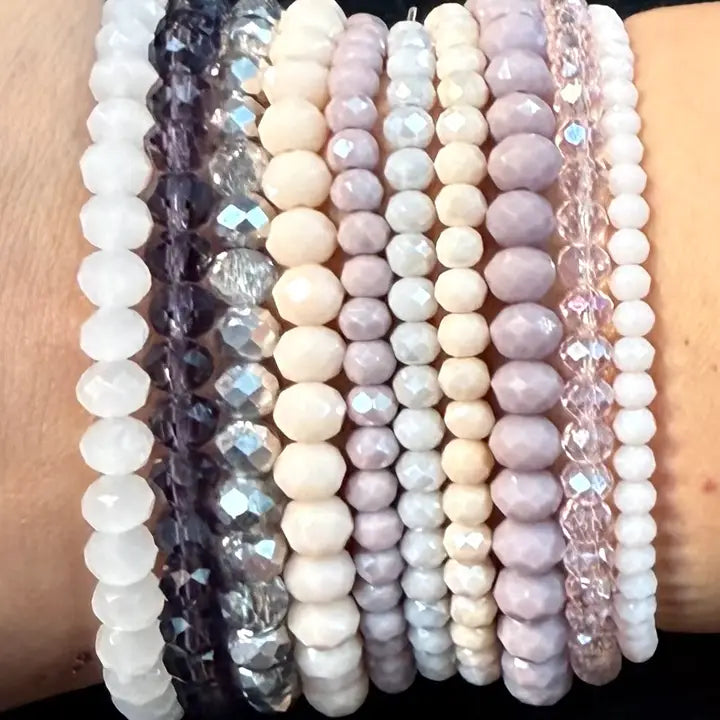 Stretchy Bracelet Set of 10 - Soft Harmony 