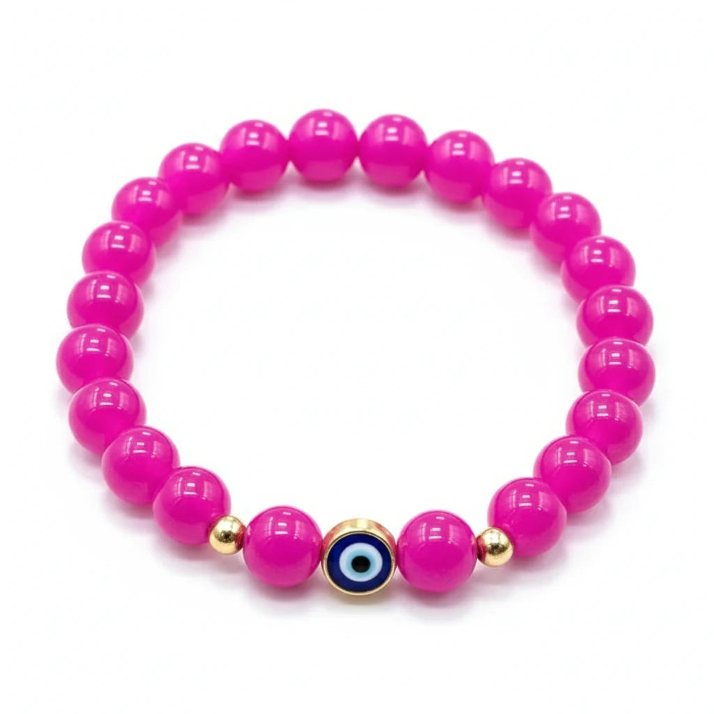 Stretchy Bracelet | 10 Color Mix Set  | Evileye