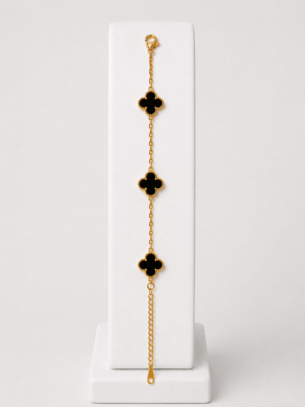 Clover Station Bracelet-Gold Plated