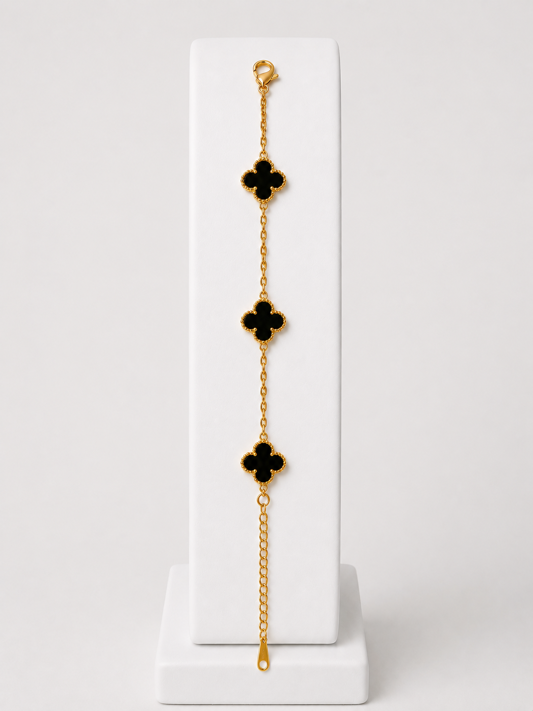 Clover Station Bracelet-Gold Plated