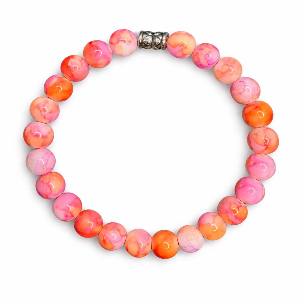 Stretchy Bracelet | Beaded Marble Design Bracelets 