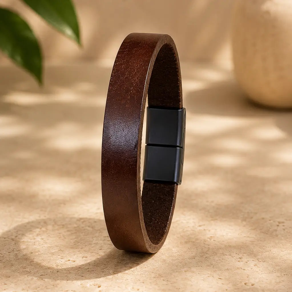 Luxury Leather Wristwear: Sophisticated Craftsmanship
