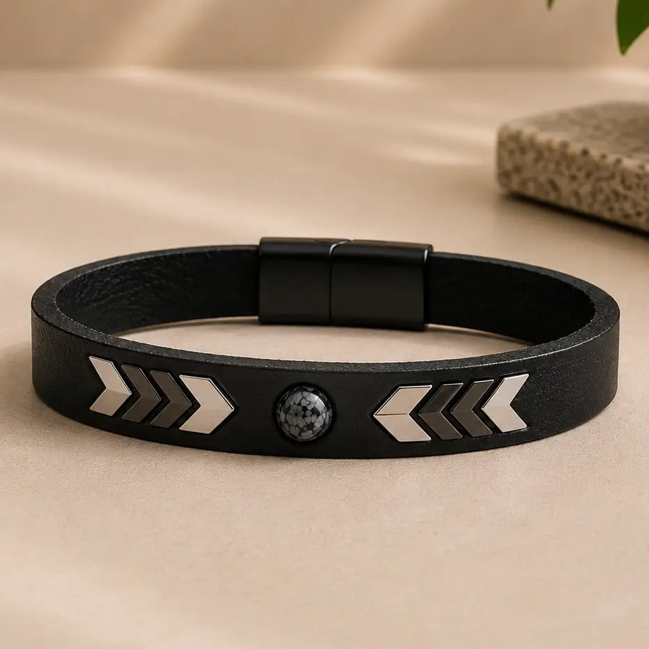 Genuine Leather Arm Bands: Classic Appeal, Gift for Couple