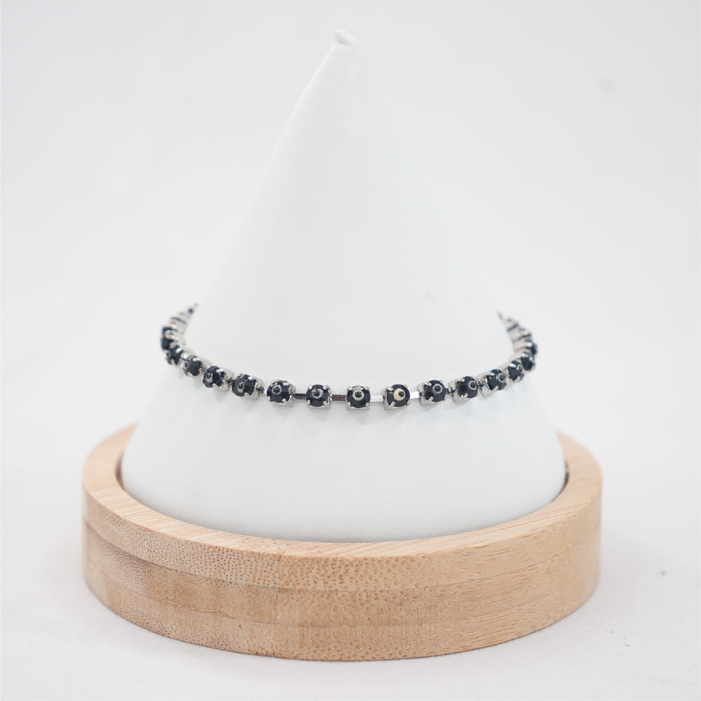 Black Evil Eye Beaded Summer Anklets - Stylish Protection